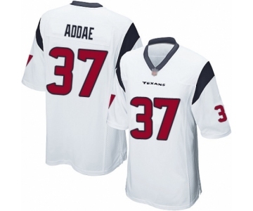 Men's Houston Texans #37 Jahleel Addae Game White Football Jersey