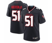 Men's Houston Texans #51 Will Anderson Jr. Nike Navy Game Jersey