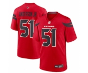 Men's Houston Texans #51 Will Anderson Jr. Nike Red Alternate Game Jersey