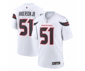 Men's Houston Texans #51 Will Anderson Jr. Nike White Game Jersey