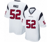 Men's Houston Texans #52 Barkevious Mingo Game White Football Jersey