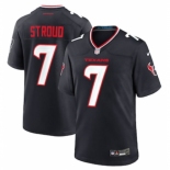 Men's Houston Texans #7 C.J. Stroud Nike Navy Game Jersey