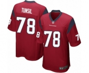 Men's Houston Texans #78 Laremy Tunsil Game Red Alternate Football Jersey