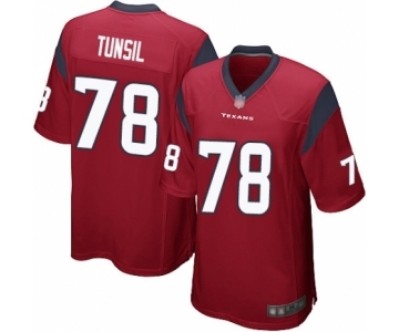 Men's Houston Texans #78 Laremy Tunsil Game Red Alternate Football Jersey