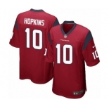 Men's Nike Houston Texans #10 DeAndre Hopkins Game Red Alternate NFL Jersey