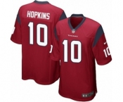 Men's Nike Houston Texans #10 DeAndre Hopkins Game Red Alternate NFL Jersey