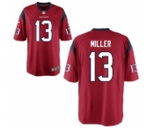 Men's Nike Houston Texans #13 Braxton Miller Game Red Alternate NFL Jersey