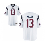 Men's Nike Houston Texans #13 Braxton Miller Game White NFL Jerse