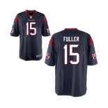 Men's Nike Houston Texans #15 Will Fuller Blue Stitched NFL Game Jersey