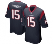 Men's Nike Houston Texans #15 Will Fuller Game Navy Blue Team Color NFL Jersey[Fuller V]