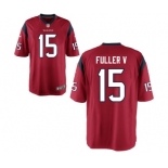 Men's Nike Houston Texans #15 Will Fuller Game Red Alternate NFL Jersey[Fuller V]