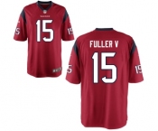 Men's Nike Houston Texans #15 Will Fuller Game Red Alternate NFL Jersey[Fuller V]