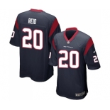 Men's Nike Houston Texans #20 Justin Reid Game Navy Blue Team Color NFL Jersey