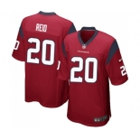 Men's Nike Houston Texans #20 Justin Reid Game Red Alternate NFL Jersey