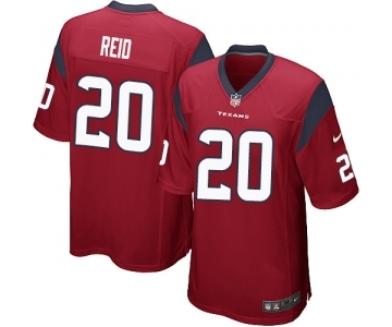 Men's Nike Houston Texans #20 Justin Reid Game Red Alternate NFL Jersey