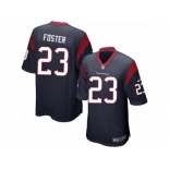 Men's Nike Houston Texans #23 Arian Foster Game Navy Blue Team Color NFL Jersey