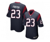 Men's Nike Houston Texans #23 Arian Foster Game Navy Blue Team Color NFL Jersey