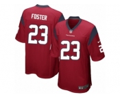 Men's Nike Houston Texans #23 Arian Foster Game Red Alternate NFL Jersey