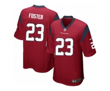 Men's Nike Houston Texans #23 Arian Foster Game Red Alternate NFL Jersey