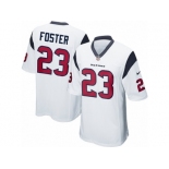 Men's Nike Houston Texans #23 Arian Foster Game White NFL Jersey