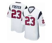 Men's Nike Houston Texans #23 Arian Foster Game White NFL Jersey