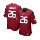 Men's Nike Houston Texans #26 Lamar Miller Game Red Alternate NFL Jersey