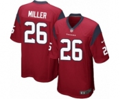 Men's Nike Houston Texans #26 Lamar Miller Game Red Alternate NFL Jersey