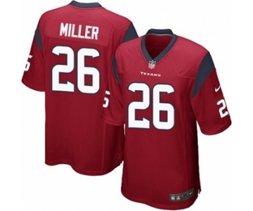 Men's Nike Houston Texans #26 Lamar Miller Game Red Alternate NFL Jersey