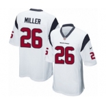 Men's Nike Houston Texans #26 Lamar Miller Game White NFL Jersey