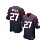 Men's Nike Houston Texans #27 Jose Altuve Game Navy Blue Team Color NFL Jersey