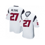 Men's Nike Houston Texans #27 Jose Altuve Game White NFL Jersey