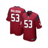 Men's Nike Houston Texans #53 Max Bullough Game Red Alternate NFL Jersey