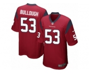 Men's Nike Houston Texans #53 Max Bullough Game Red Alternate NFL Jersey