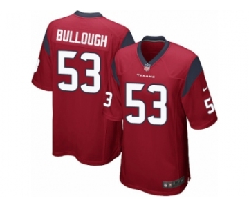 Men's Nike Houston Texans #53 Max Bullough Game Red Alternate NFL Jersey