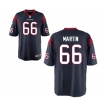 Men's Nike Houston Texans #66 Nick Martin Game Navy Blue Team Color NFL Jersey