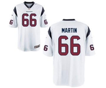 Men's Nike Houston Texans #66 Nick Martin Game White NFL Jersey