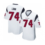 Men's Nike Houston Texans #74 Kendall Lamm Game White NFL Jersey