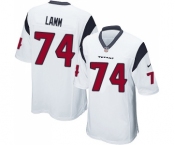 Men's Nike Houston Texans #74 Kendall Lamm Game White NFL Jersey