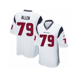 Men's Nike Houston Texans #79 Jeff Allen Game White NFL Jersey