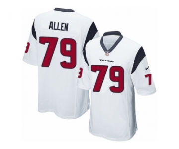 Men's Nike Houston Texans #79 Jeff Allen Game White NFL Jersey