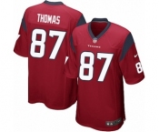 Men's Nike Houston Texans #87 Demaryius Thomas Game Red Alternate NFL Jersey