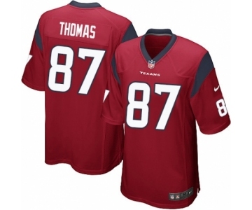 Men's Nike Houston Texans #87 Demaryius Thomas Game Red Alternate NFL Jersey