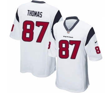 Men's Nike Houston Texans #87 Demaryius Thomas Game White NFL Jersey