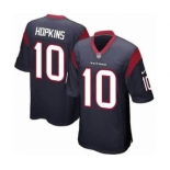 nike nfl jerseys houston texans #10 hopkins dk.blue[game]