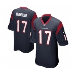 nike nfl jerseys houston texans #17 osweiler blue[game]