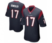 nike nfl jerseys houston texans #17 osweiler blue[game]