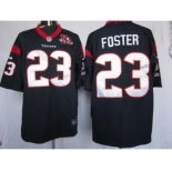 nike nfl jerseys houston texans #23 foster blue[game 10th patch]