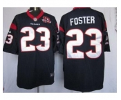 nike nfl jerseys houston texans #23 foster blue[game 10th patch]