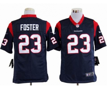 nike nfl jerseys houston texans #23 foster blue[game]