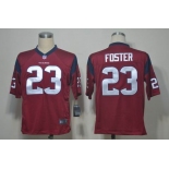 nike nfl jerseys houston texans #23 foster red[game]